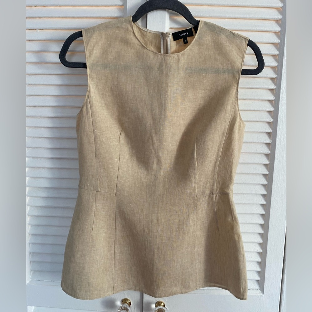 Theory linen top